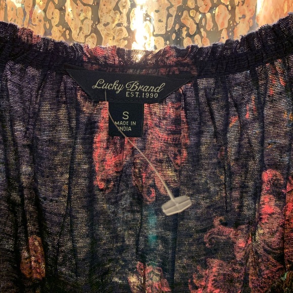 Light casual dress top LUCKY BRAND NWOT - Picture 4 of 5